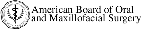 An image of the American Board of Oral and Maxillofacial Surgery logo